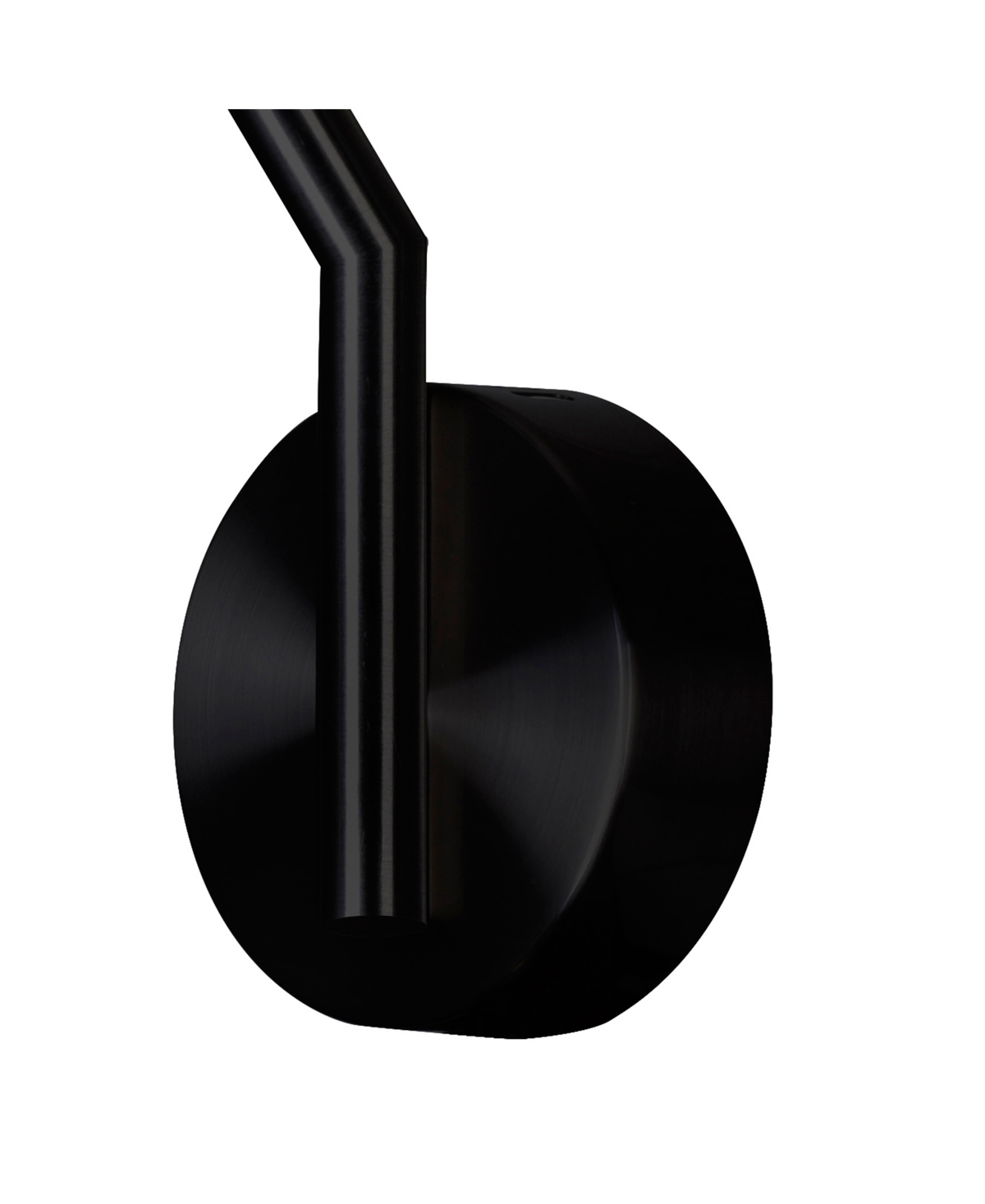 Cwi Lighting 16" Metal Flute 1 Light Led Wall Sconce In Black