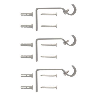 Kenney Walden 5/8 Inch Decorative Window Curtain Rod with Glass Finials