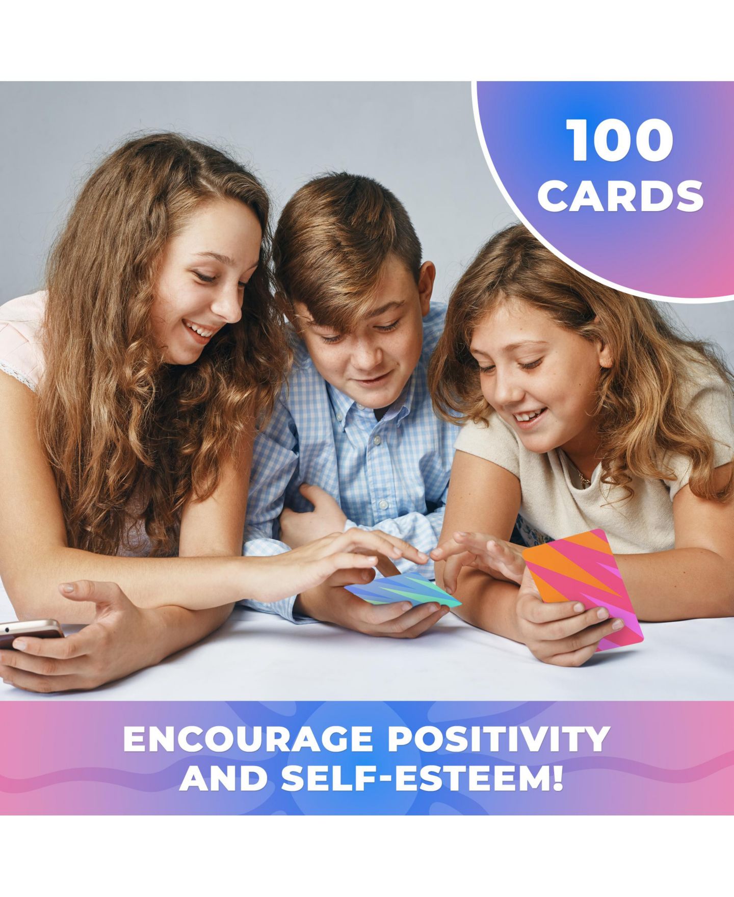Детские карточные игры Quokka Rethink Affirmation Meditation Cards 100-Piece Card Game, Ages 3+ — фото 4