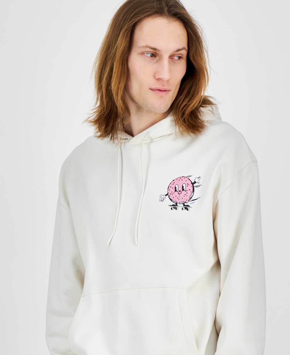 Hugo Boss Men's Namiko Long Sleeve Graphic Hoodie