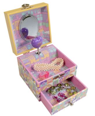 Polly Pocket Square Musical Jewelry Box