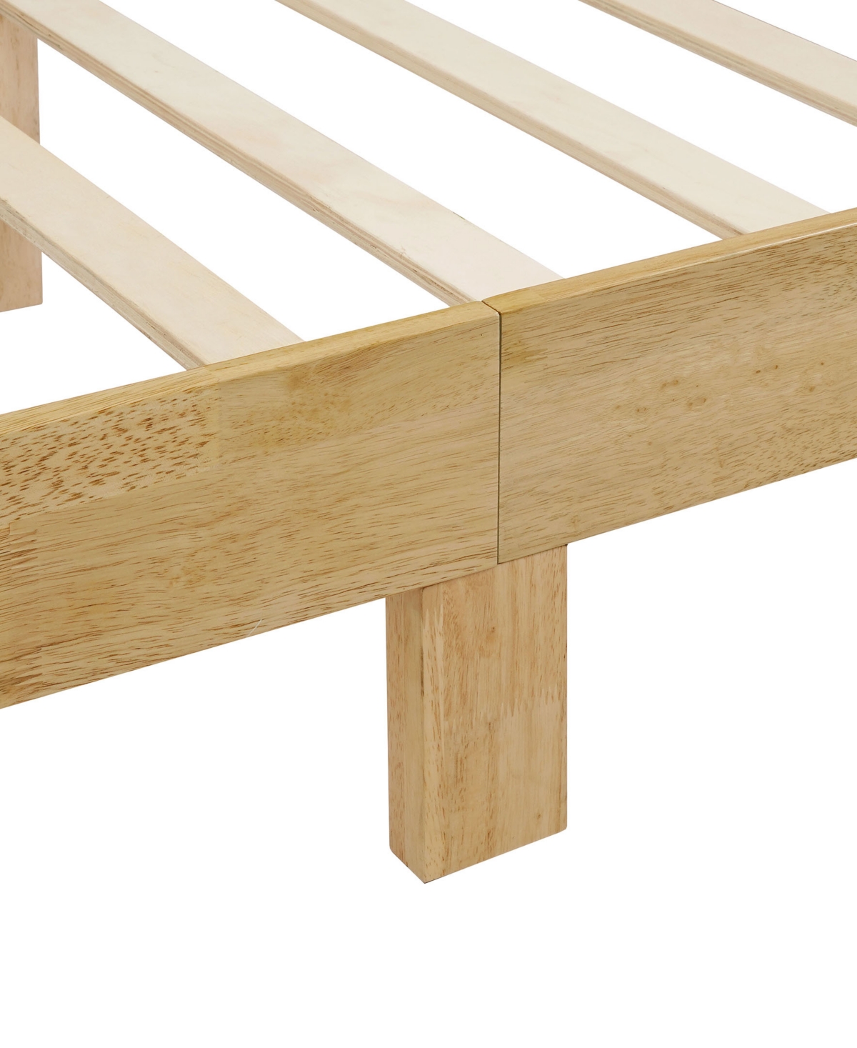 Furniture Of America Alder Queen Platform Bed With Corduroy Fabric Upholstery In White And Natural