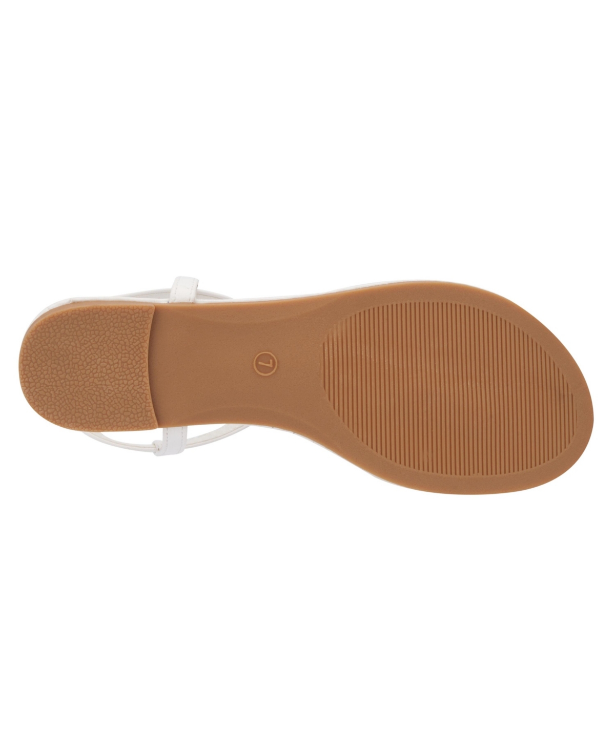 New York & Company Women's Kaia T-Strap Sandal With Metal Hardware