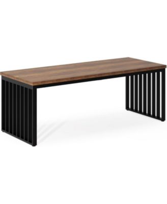 6.56 ft Conference Table for 6-8 People,Industrial Long Business Table, Large Rectangle Meeting Seminar Table