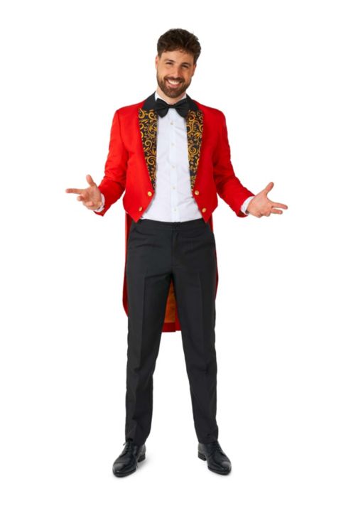 Suitmeister Men's Circus Costume - Tailcoat Costume Suits, цвет: Красный