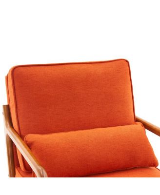 Upholstered Single Lounge Chair, Stylish Indoor Accent Chair for Living Room