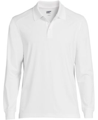 School Uniform Men's Long Sleeve Rapid Dry Polo Shirt