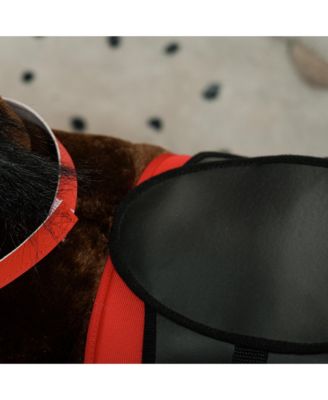 Ride on Horse for Kids w/ Neighing Sound, Saddle & Stirrups, 3-8 Years