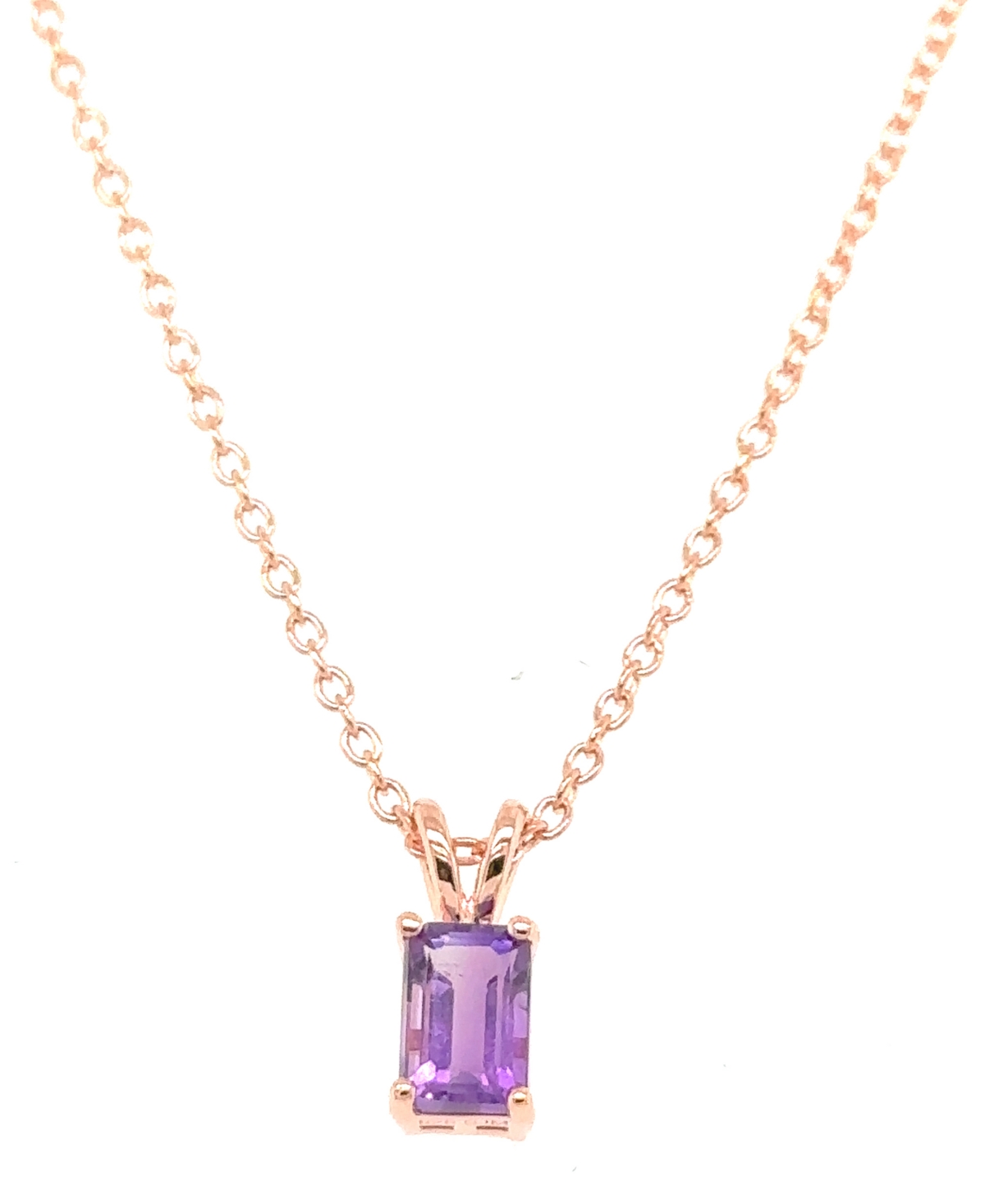 MACY'S 2-PC. SET RUBY (5/8 CT. T.W.) & WHITE TOPAZ (5/8 CT. T.W.) SOLITAIRE 18" PENDANT NECKLACES IN STERLI 