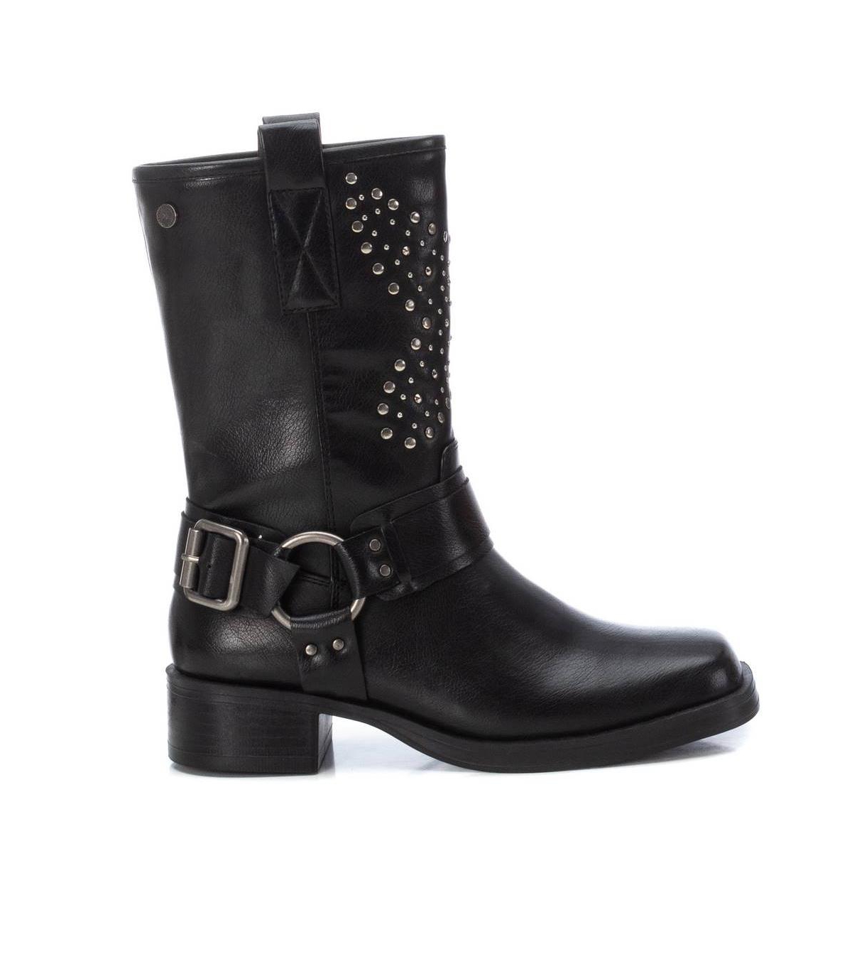 Women's Biker Boots By - Black