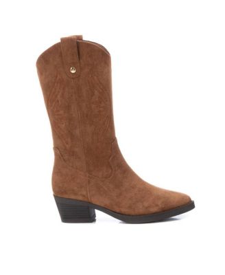 Women's Italian Western Suede Boots By XTI