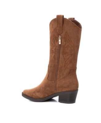 Women's Italian Western Suede Boots By XTI
