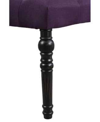 Urban Style Dark Wash Wood Dining Set Table, 4 Chairs and Bench