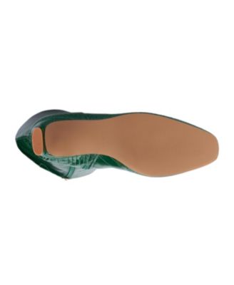 Women's Isabelle Croc Embossed Knee-High Boots Dress Boots