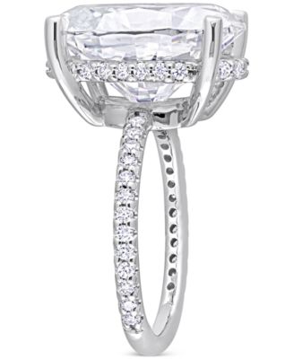 Lab Grown Moissanite Engagement Ring (8 ct. t.w.) in 10k White Gold 