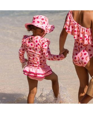 Girls Berry Sweet LS Ruffle Set