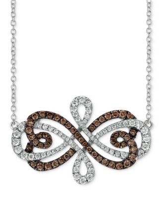 Le Vian Chocolatier Chocolate Diamond & Vanilla Diamond Pendant