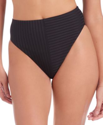 Sanctuary - Women's Refresh Rib High-Leg High-Rise Bikini Bottoms