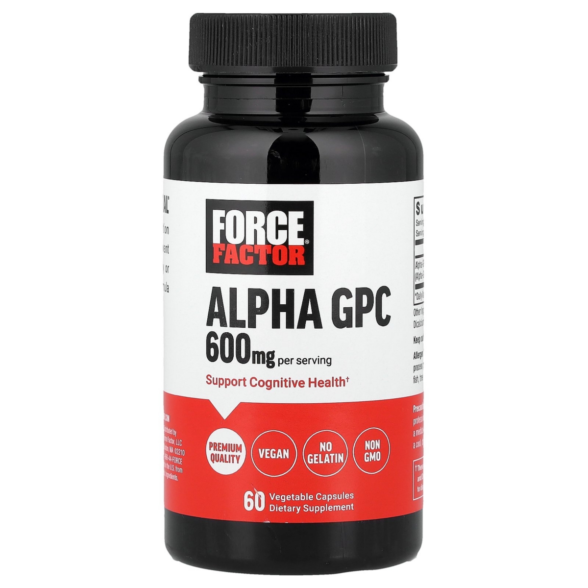 Alpha Gpc - 60 Vegetable Capsules (300 mg per Capsule)