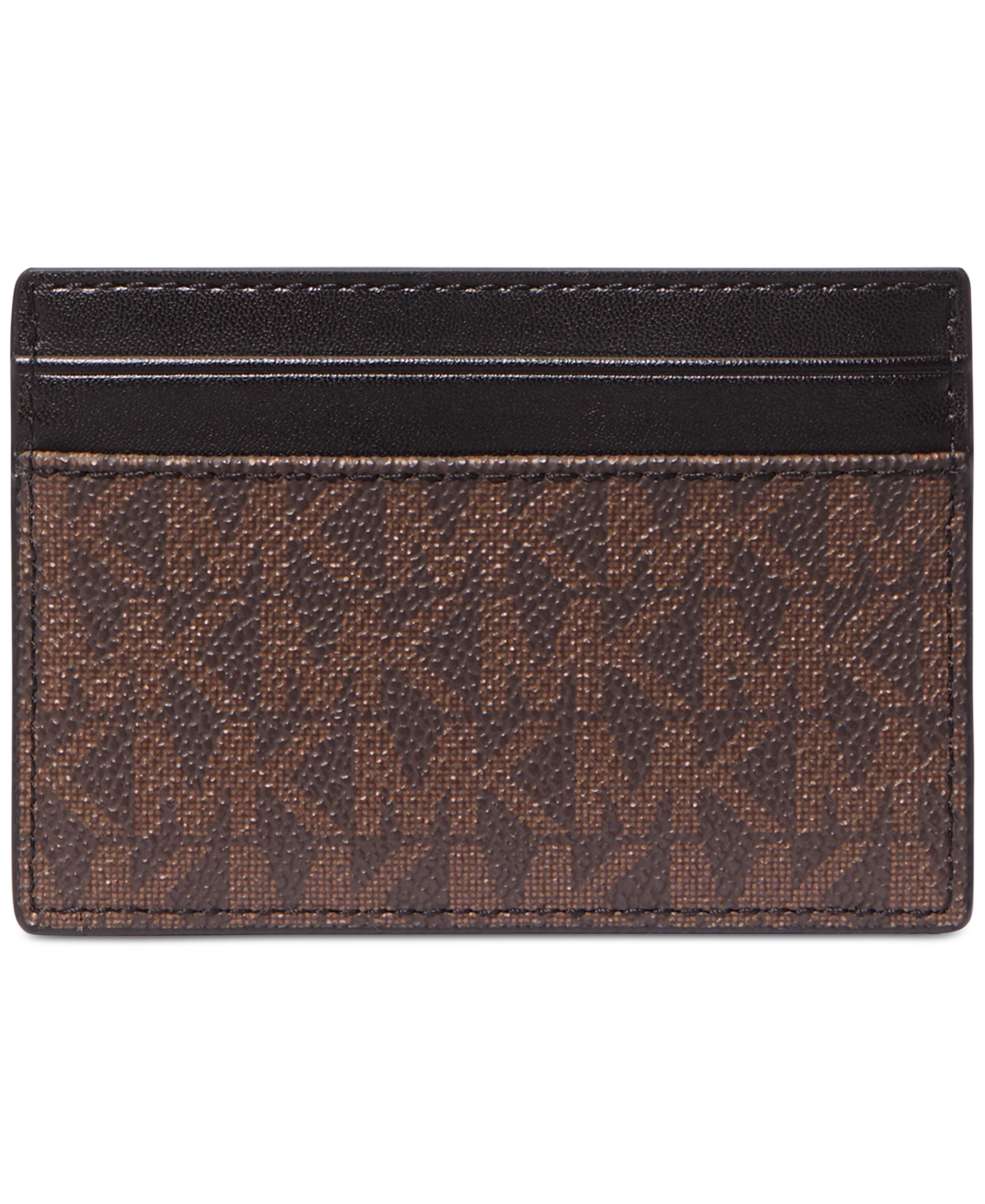 MICHAEL KORS MEN'S SIGNATURE MONOGRAM PRINT CARD CASE 