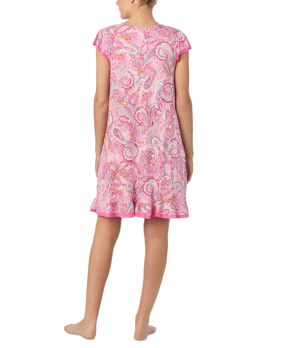 Ellen Tracy Women's Short-Sleeve Floral Nightgown