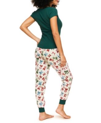 Women's Caileigh T-Shirt & Joggers Pajama Set Sleepwear