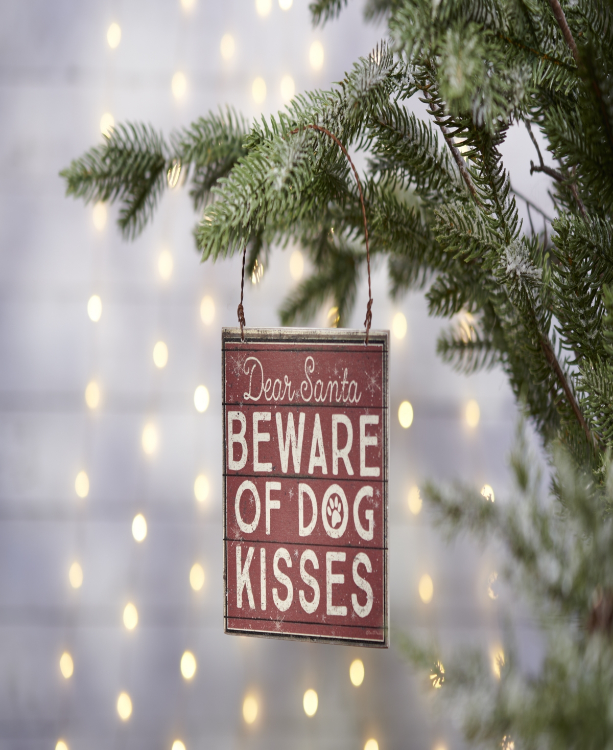 Primitives By Kathy Dog Kisses Ornament In No Color