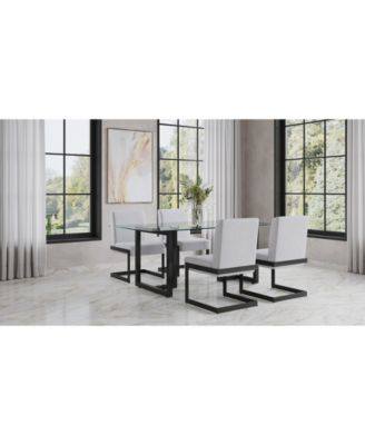 Emila 5-Pc. Dining Set (Rectangular Table & 4 Chairs), Created for Macy's