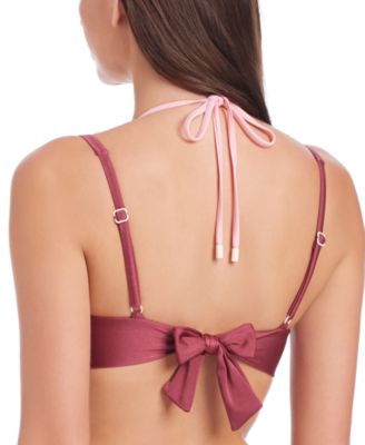 Women's Double-Layer Tied Bikini Top 