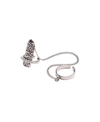 Women's Dented Wrap Nail Ring