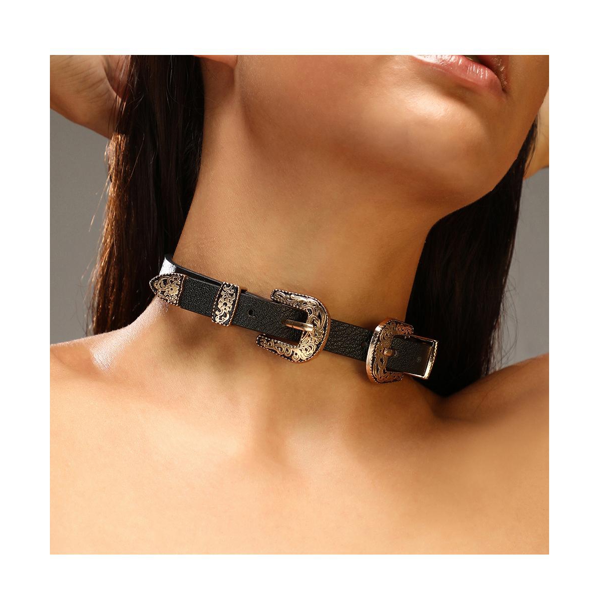 Sohi Women's The Howdy Choker Necklace