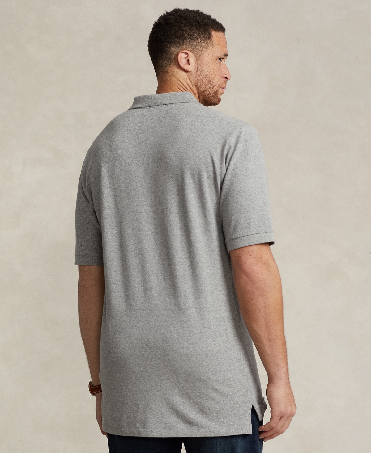 Polo Ralph Lauren Men's Big & Tall Classic Fit Soft Cotton Polo In Gray