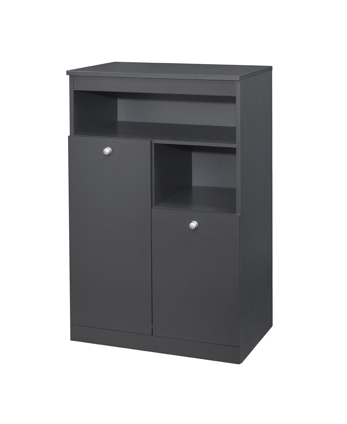 Kings Brand Furniture Lily 2-Door Shoe Storage Cabinet,- Grey