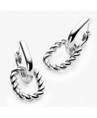 Ana Luisa Double Hoop Earrings - Ash Double