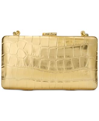 Lauren Ralph Lauren - Croc-Embossed Leather Mini Franki Clutch