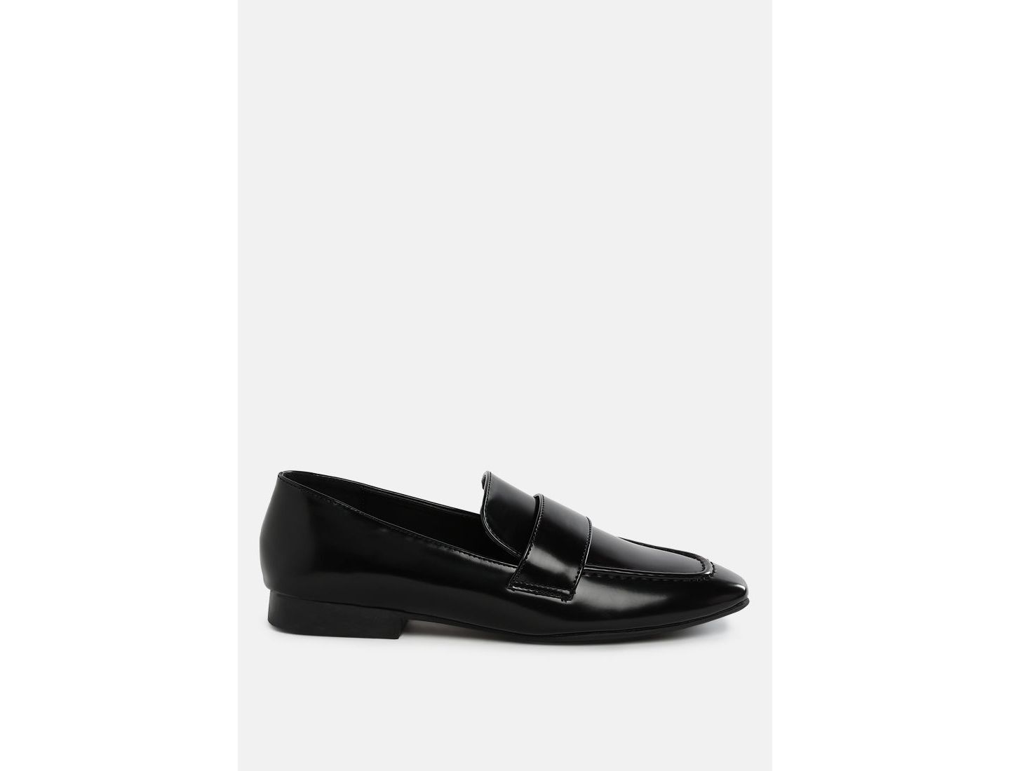 Женские туфли London Rag Bellagio Flat Heel, цвет: Чёрная искусственная кожа — фото 3
