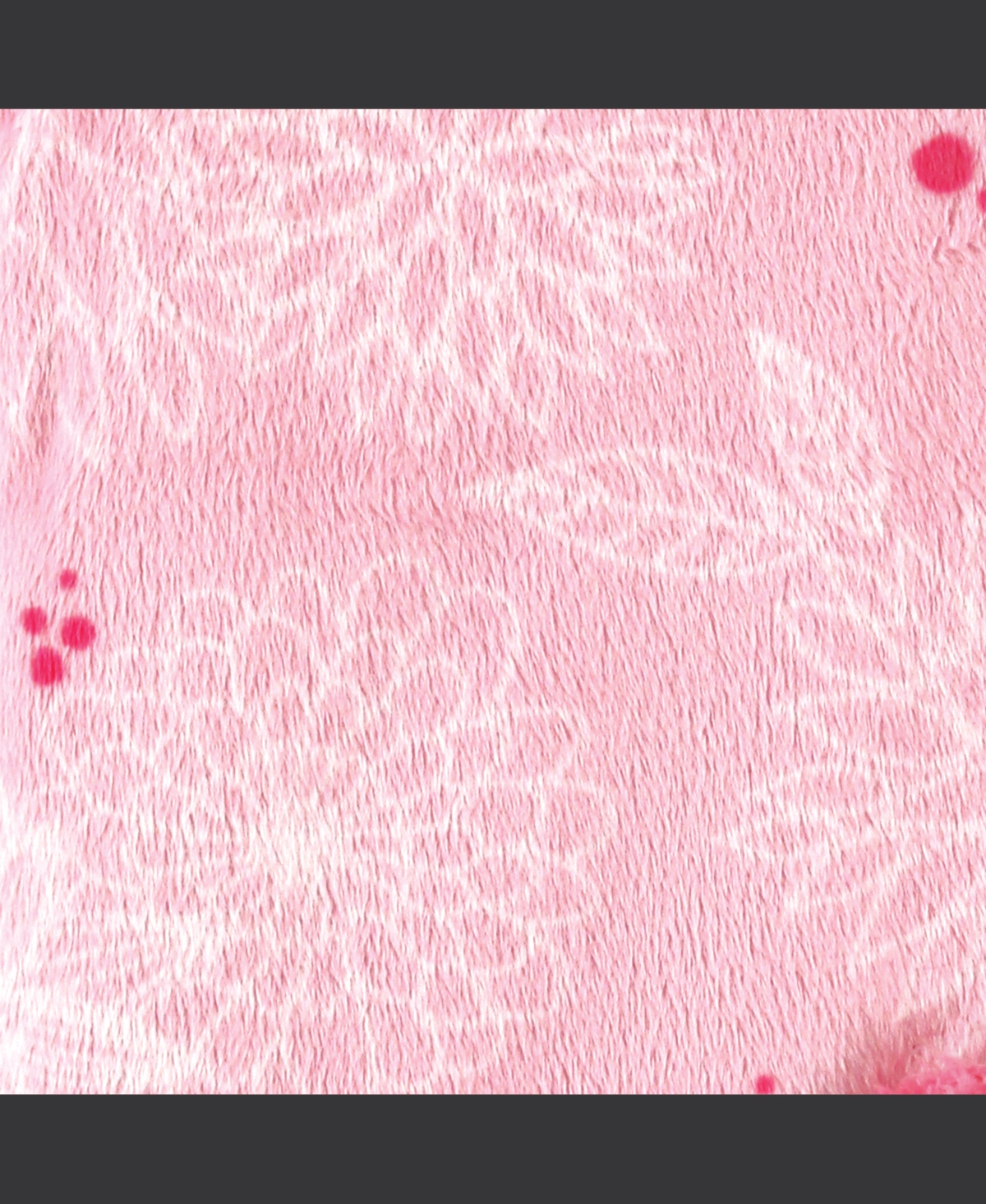 Hudson Baby Infant Girl Plush Mink and Faux Shearling Blanket, Floral 2-Piece, One Size