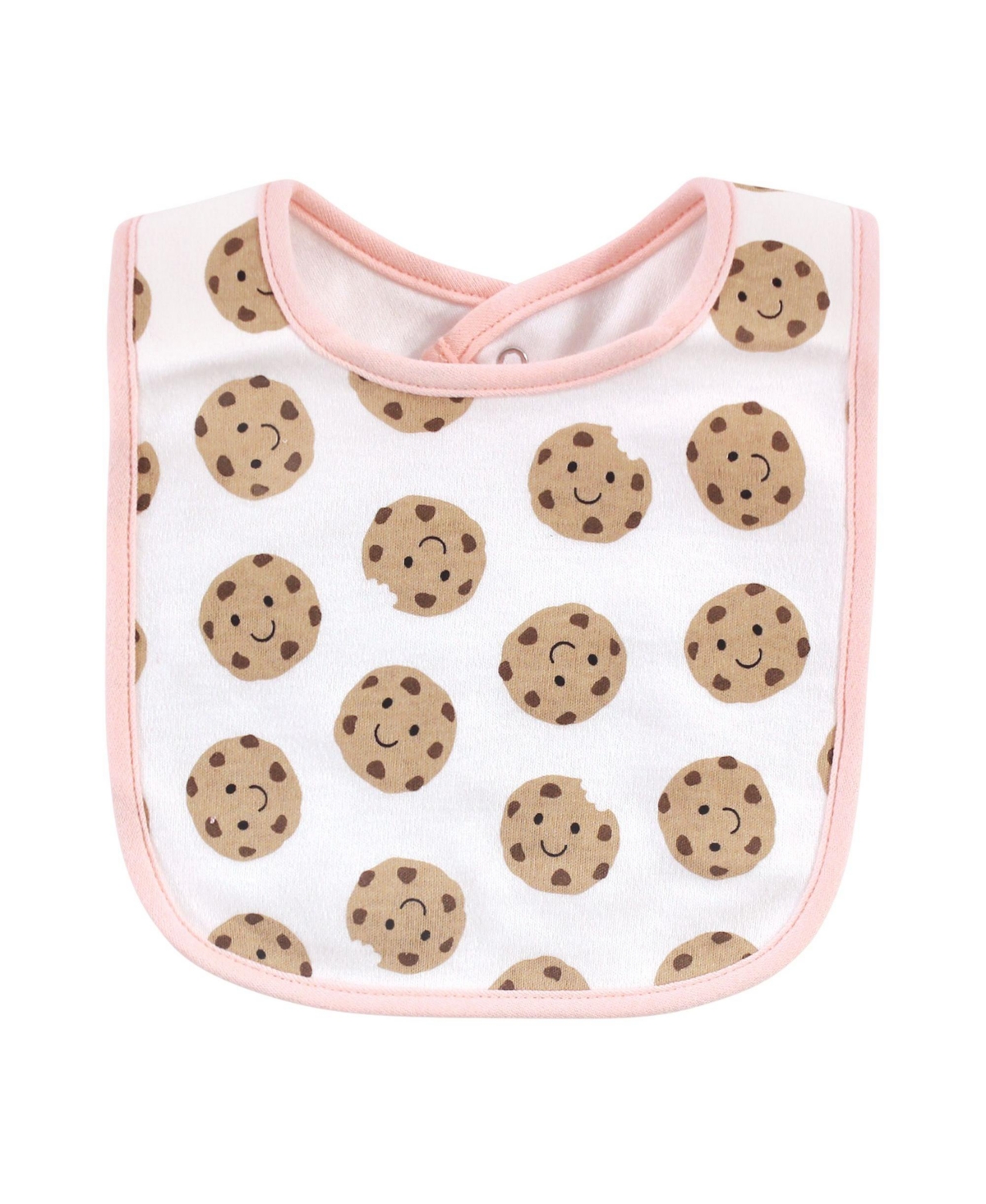 Hudson Baby Infant Girl Cotton Bibs, Veggies, One Size