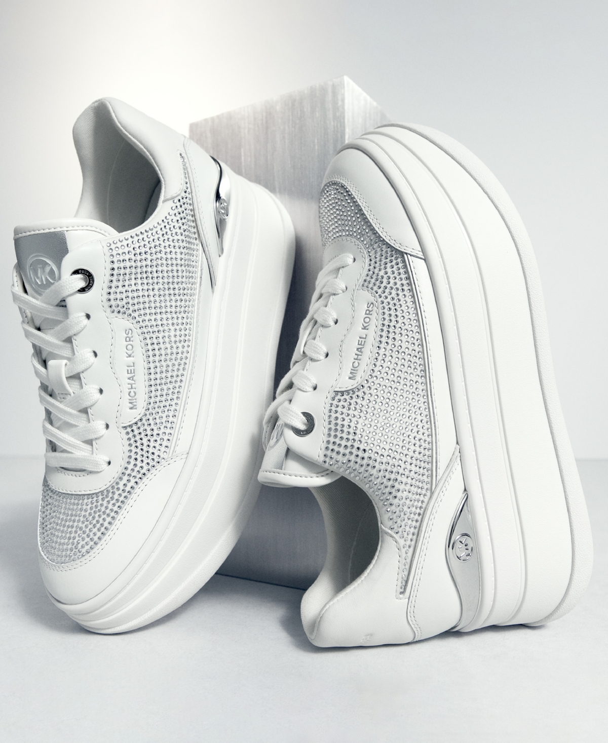 Michael Michael Kors Women's Hayes Embellished Platform Sneakers