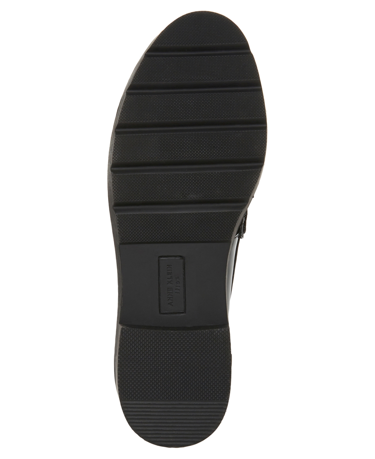 Shop Anne Klein Women's Emmylou Lug Sole Loafers In Black Patent