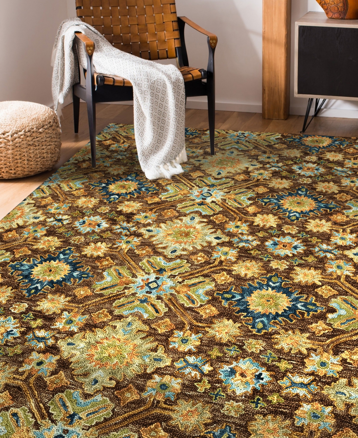 Amer Rugs Jackson Jac4 8'x10' Area Rug In Brown
