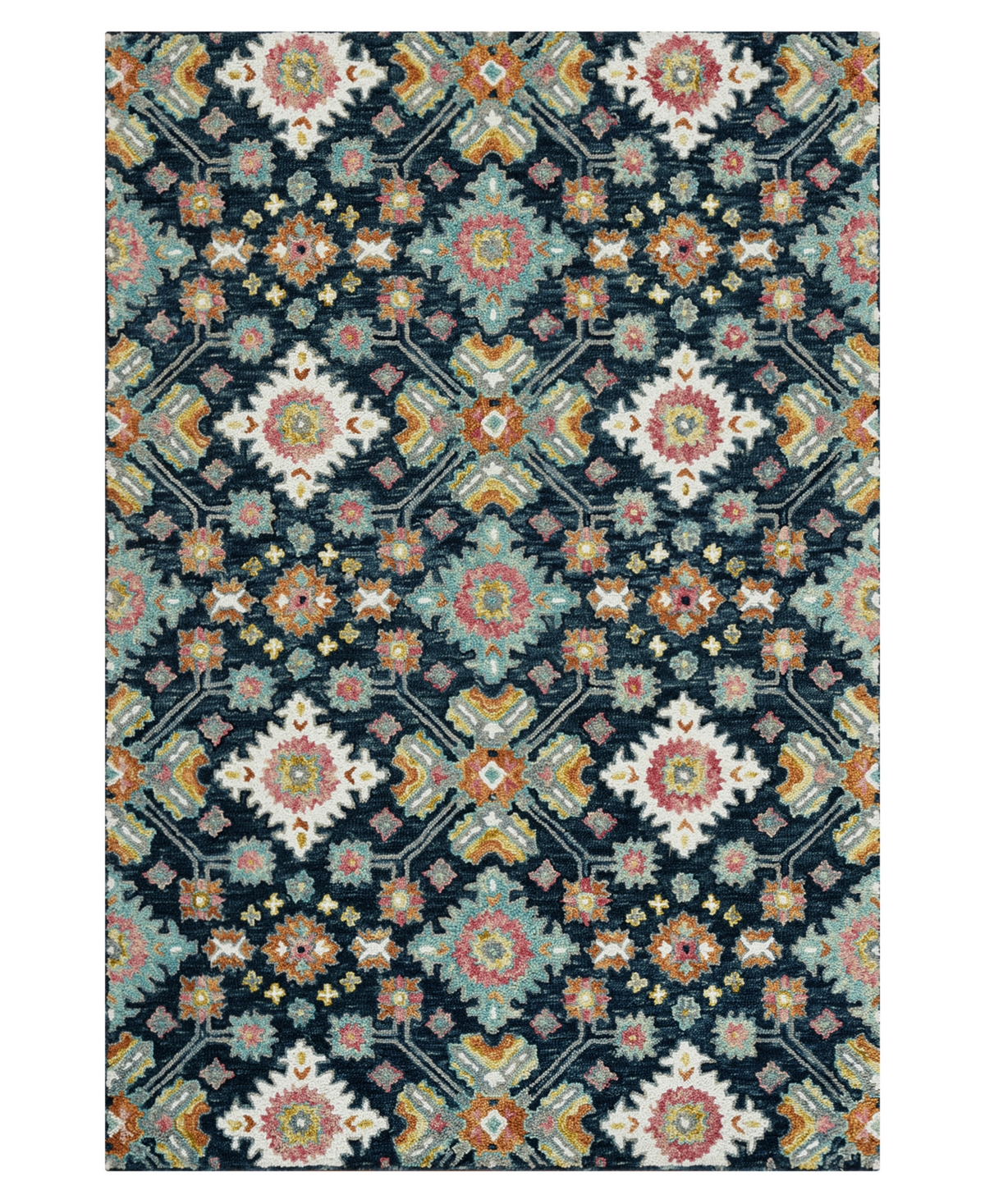 Amer Rugs Jackson Jac3 4'x6' Area Rug In Navy