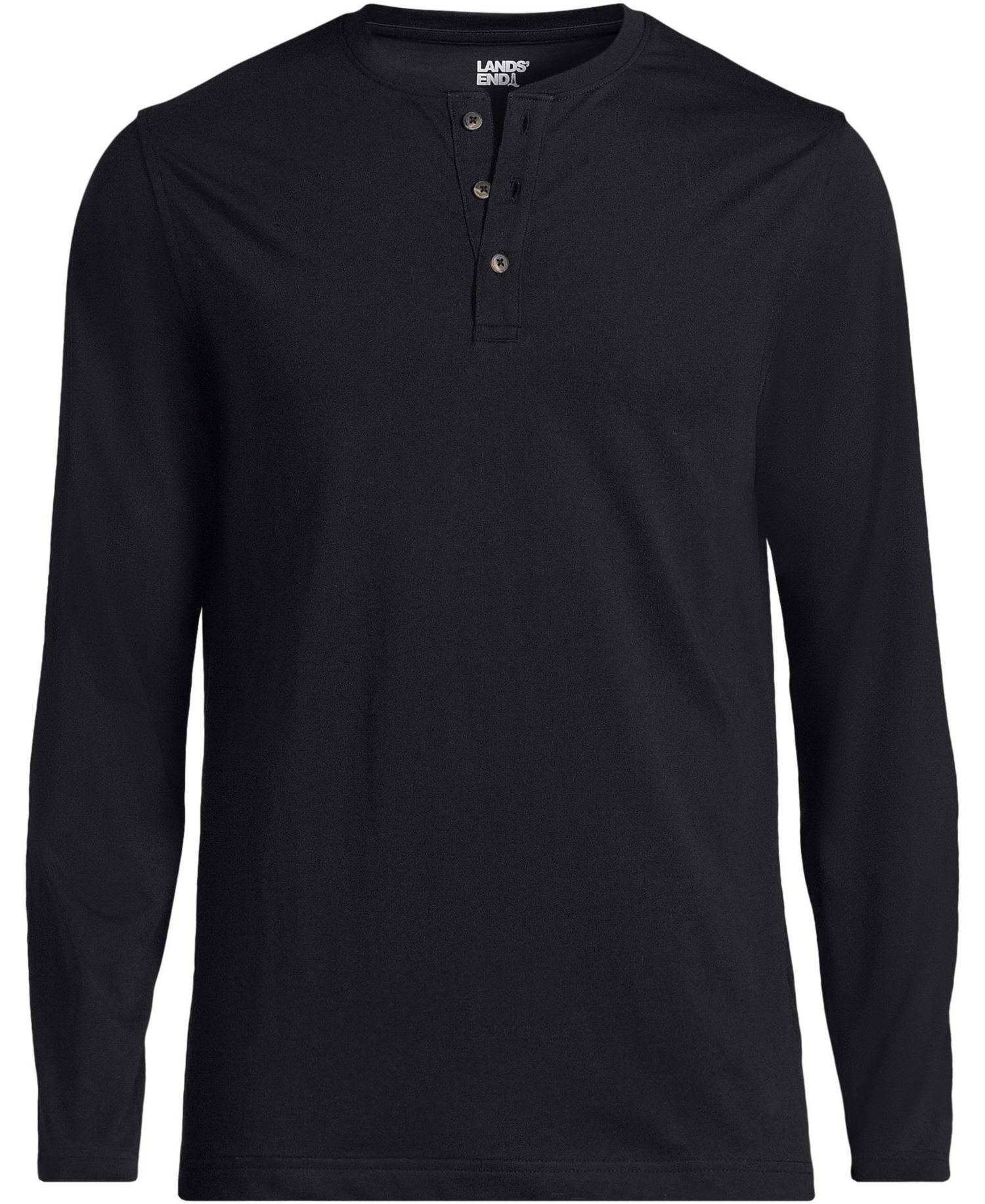 Men's Long Sleeve Cotton Supima Henley