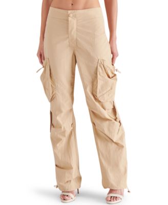 Steve Madden - Women's Kaira Bungee-Cord Cargo Pants