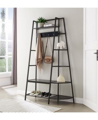 Rankin Entryway Hall Tree Coat Rack with Storage