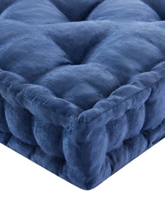 Azza Chenille Square Floor Pillow Cushion, 24" x 24"