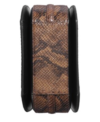 Donna Karan New York ベルローズ パイソンフラップクロスボディ Donna Karan New York Bellerose Python Flap Crossbody Bag