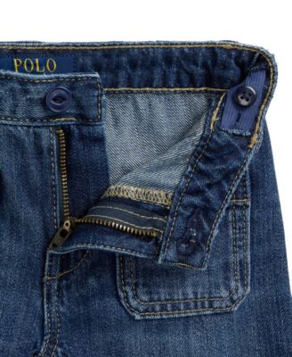 Toddler and Little Girls Logo Wide-Leg Jean