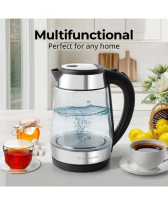 Fast-Boiling Electric Kettle - 1.7L Hot Water Kettle 1500W With Auto Shut-Off