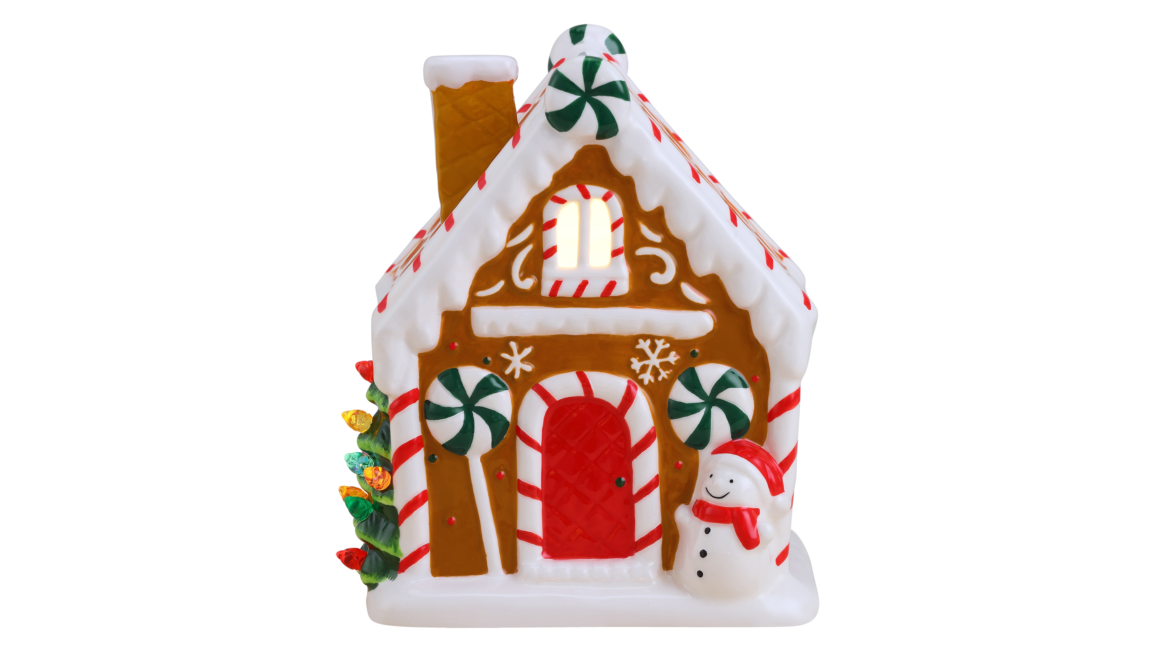 Mr. Christmas 7" Nostalgic Ceramic Lit Gingerbread House